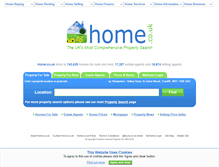 Tablet Screenshot of home.co.uk