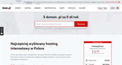 Desktop Screenshot of home.pl
