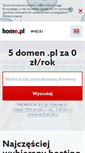 Mobile Screenshot of home.pl