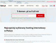 Tablet Screenshot of home.pl