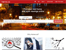 Tablet Screenshot of home.ca