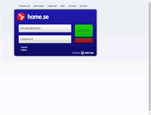 Tablet Screenshot of home.se