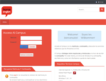 Tablet Screenshot of campus.home.es